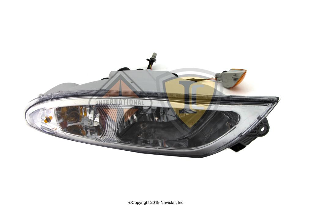 3765679C94, Navistar International, HEADLIGHT ASSY, LEFT, HD, AERO COMPOSITE ASSY, LH LONG LIFE - part number 3765679C94