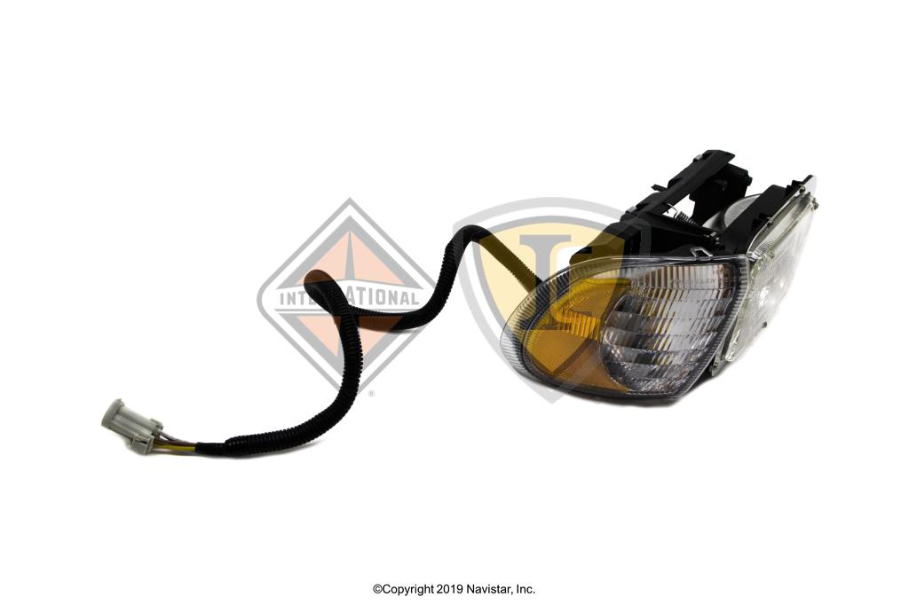 3525309C94, Navistar International, SEALED BEAM, HEADLIGHT, W/ TURN ASSY - part number 3525309C94
