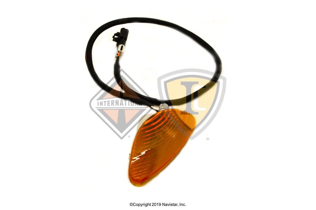3530089C95, Navistar International, LAMP, TURN SIGNAL, HOOD MOUNTED, RH - part number 3530089C95