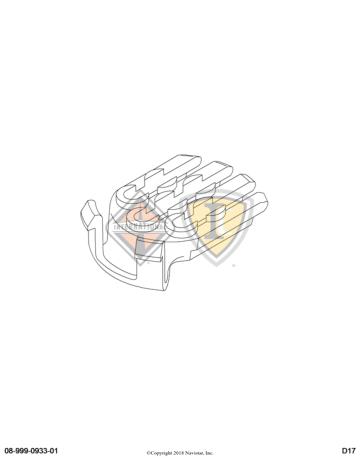 2039342C1, Navistar International, LOCK, CONNECTOR, ELECT, 7-WAY - 2039342C1