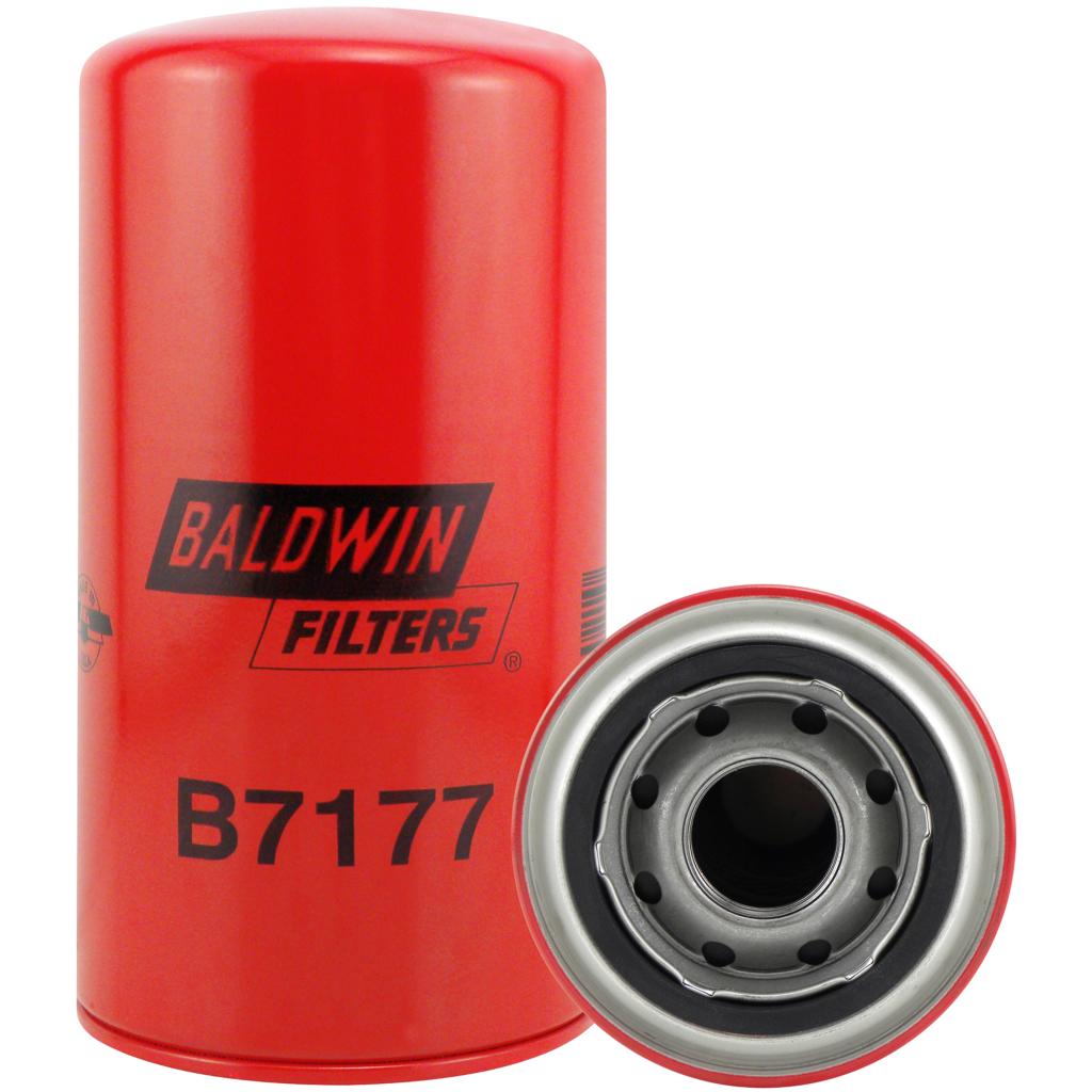 BALB7177, Baldwin Filters, OIL FILTER, SPIN-ON, THREAD 1-1/8-16 OD, 3-11/16 (93.7) LEN, 7-3/16 (182.6) I GASKET, G401 - BALB7177