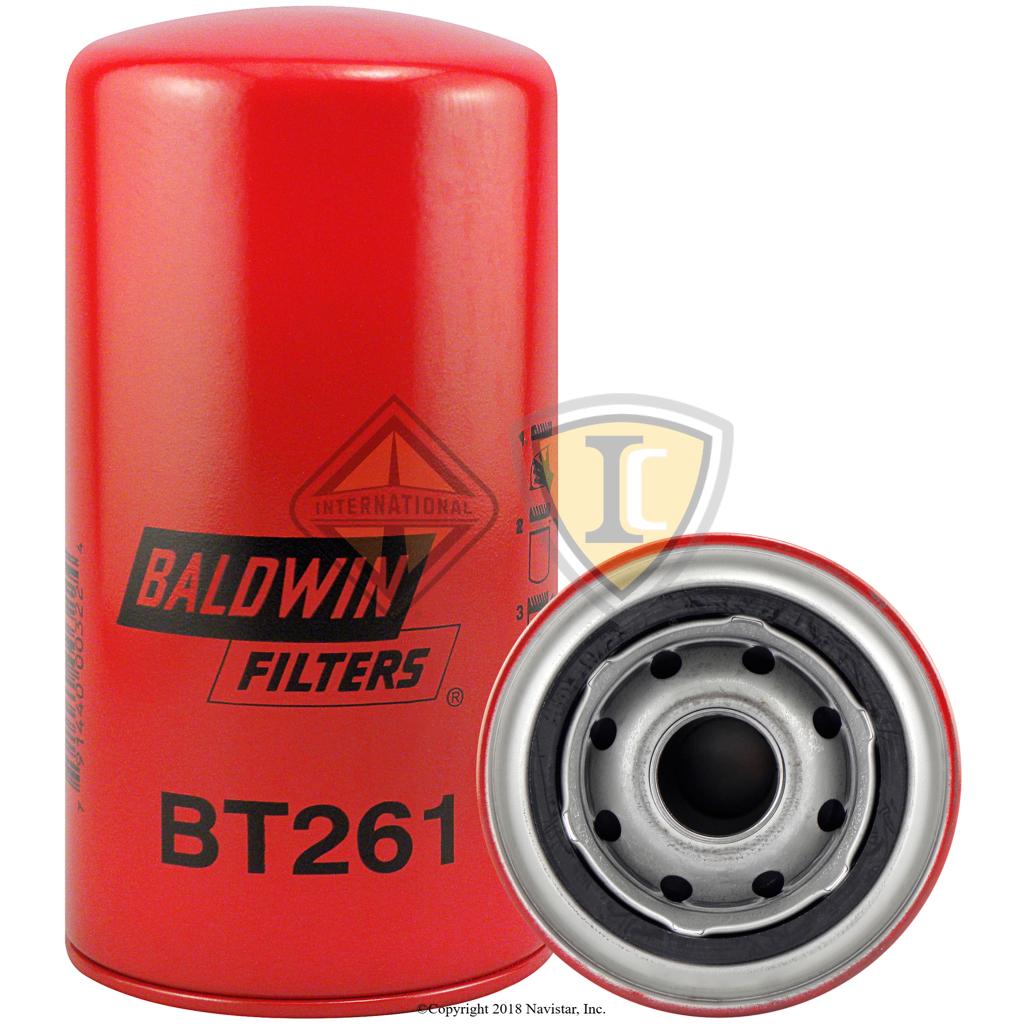 BALBT261, Baldwin Filters, OIL FILTER, FULL-FLOW, SPIN-ON, THREAD 1-12 OD, 3-11/16 (93.7) LEN, 7-1/8 (181.0) I GASKET, G381-A RELATED TO, B - BALBT261