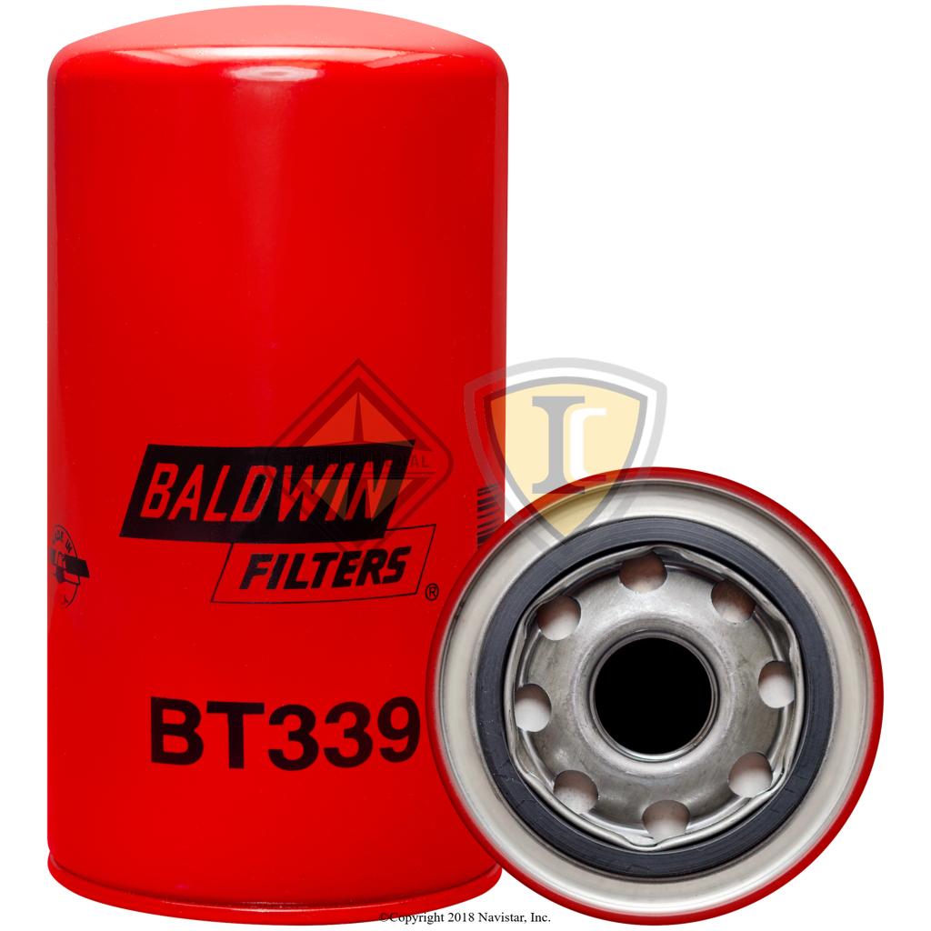 BALBT339, Baldwin Filters, Filters, OIL FILTER, FULL-FLOW, SPIN-ON, THREAD 1-16 OD, 3-11/16 (93.7) LEN, 7-1/8 (181.0) I GASKET, G381-A RELATED - BALBT339