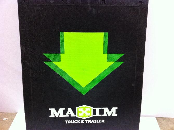 243038GKLMAX-FR, James King Mud Flaps, Maxim Mudflap 24X30 Black, French - 243038GKLMAX-FR