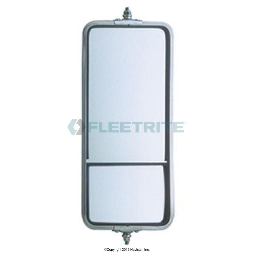 FLTMIR4045, Fleetrite, MIRROR, WEST COAST, 7 IN. X 16 IN. COMBO W/ 7 IN. X 5 IN. CONVEX, STAINLESS - FLTMIR4045