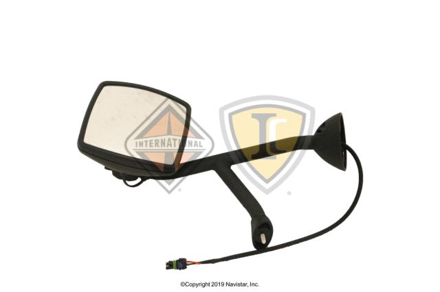 3673416C2, Navistar International, MIRROR, REAR VIEW BLACK HEATED RIGHT - part number 3673416C2