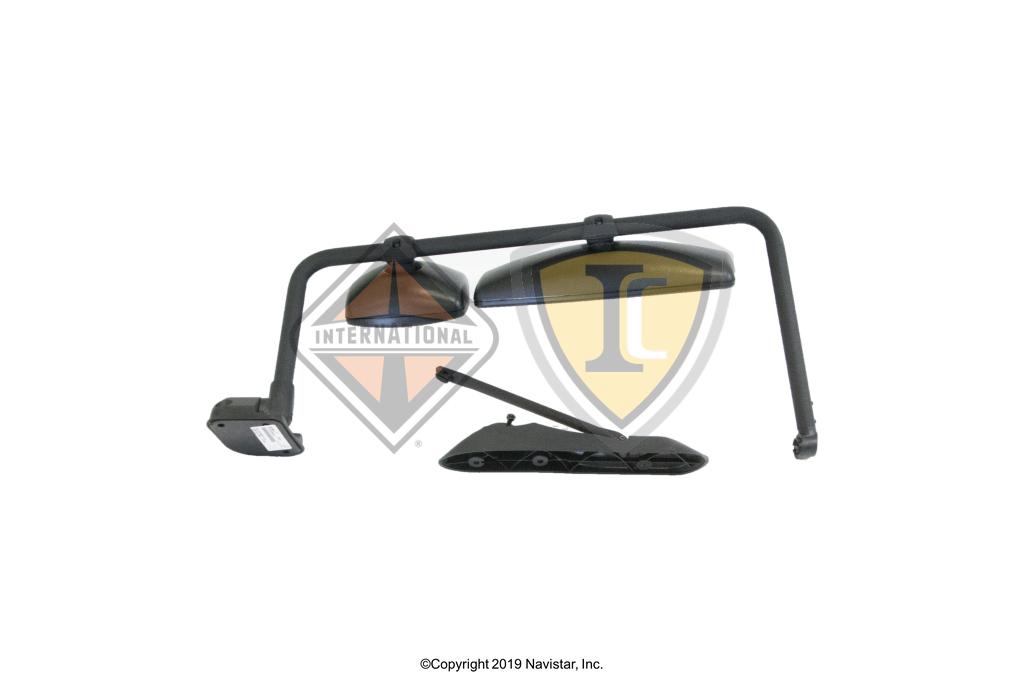 3561588C99, Navistar International, MIRROR, REARVIEW, STD, RH, FLAT AND CONVEX BLACK - part number 3561588C99