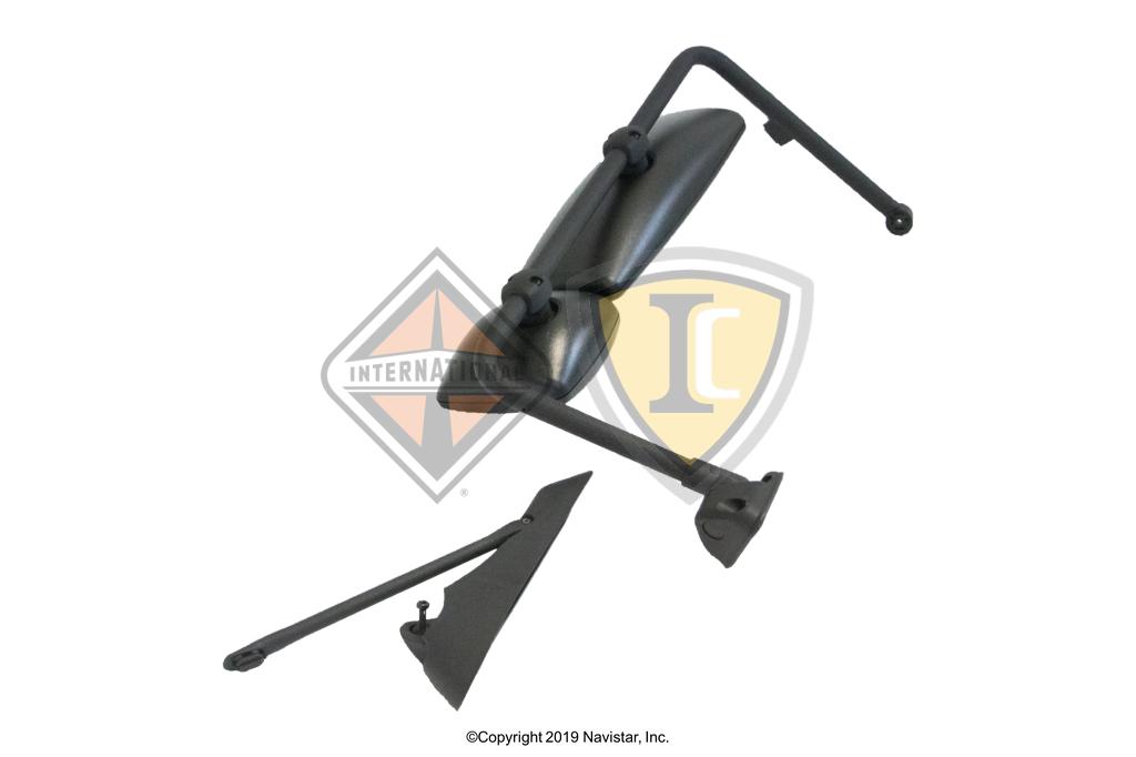 3561588C99, Navistar International, MIRROR, REARVIEW, STD, RH, FLAT AND CONVEX BLACK - part number 3561588C99
