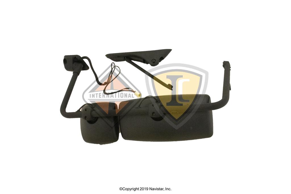 3756625C92, Navistar International, MIRROR, REARVIEW, STD, LH, HTD, AAT - part number 3756625C92