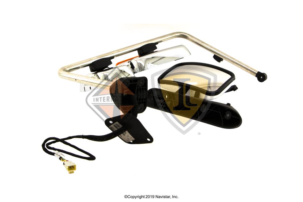 3757544C92, Navistar International, MIRROR, REARVIEW, RMT HTD CHROME LTD RH LKD - part number 3757544C92
