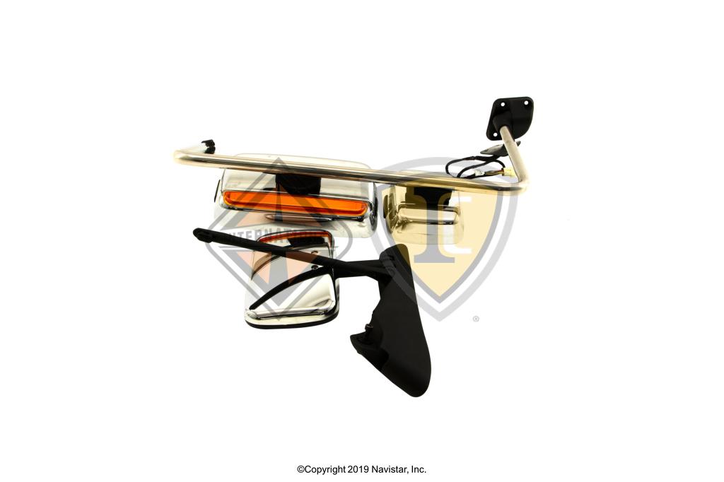 3757544C92, Navistar International, MIRROR, REARVIEW, RMT HTD CHROME LTD RH LKD - part number 3757544C92