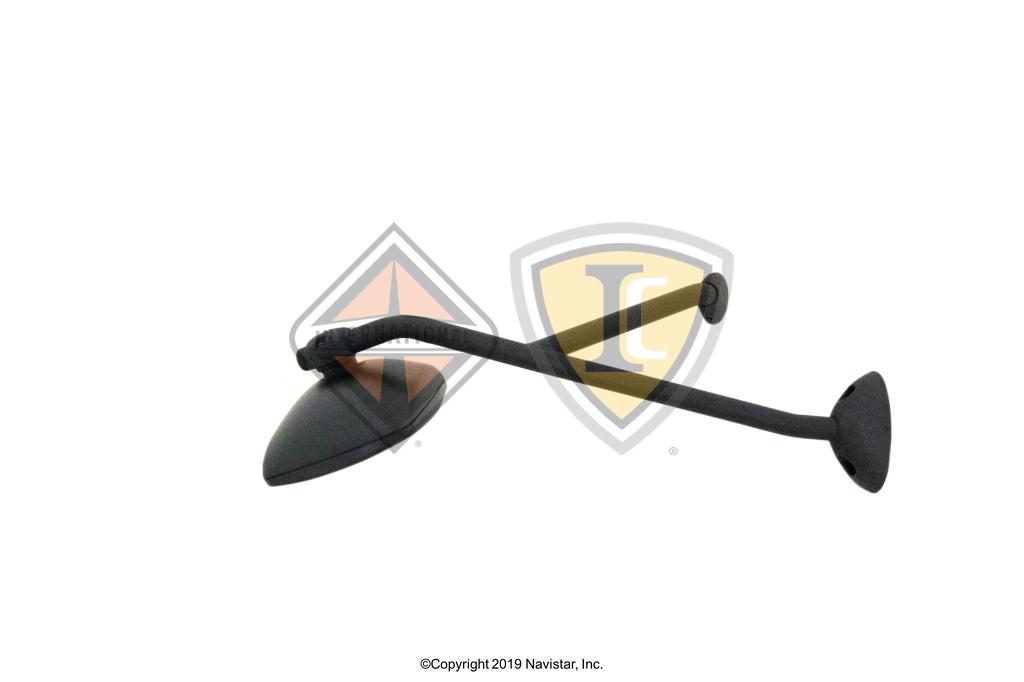3594842C3, Navistar International, MIRROR, REARVIEW, RH, HOOD MOUNTED, BLACK - part number 3594842C3