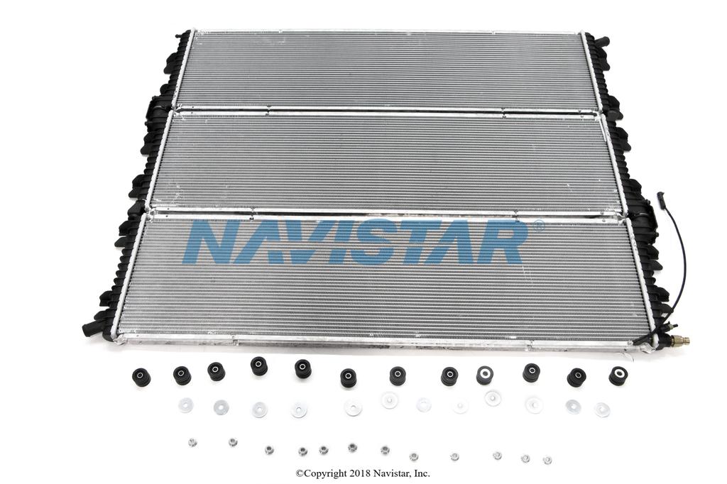 2604442C93, Navistar International, RADIATOR, COOLING SYSTEM, LTR ASSY 3 PASS - part number 2604442C93