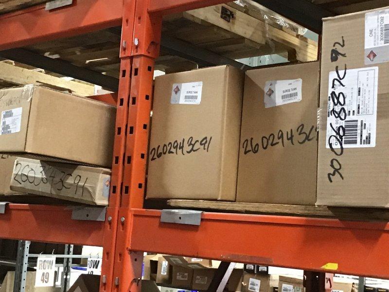 2602943C91, Navistar International, TANK, SURGE, RADIATOR, DUAL - part number 2602943C91