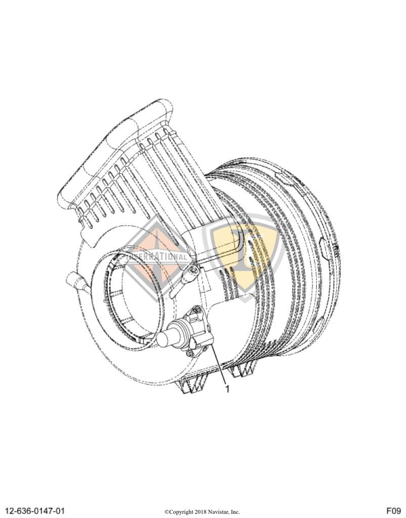 3852391C1, Navistar International, MOTOR, DOOR ACTUATOR, CONTROL - 3852391C1