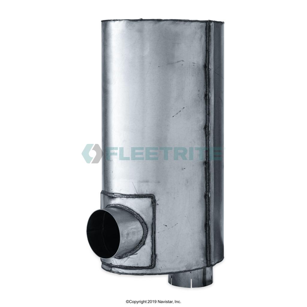 FLT86570M, Fleetrite, Exhaust Parts, Fleetrite Exhaust Muffler; Inlet Size: 5.0 IN; Outlet Size: 5.0 IN; Body Length: 27.0 IN - FLT86570M