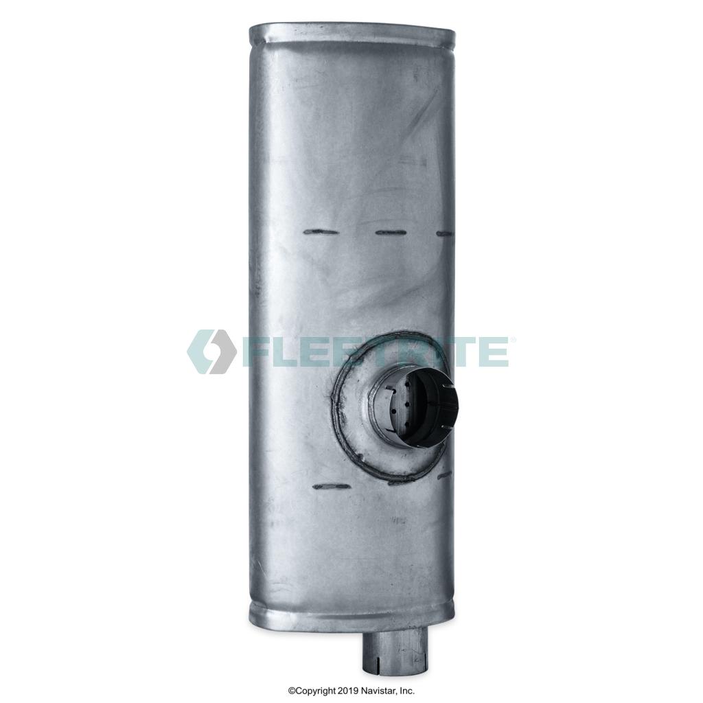 FLT86537M, Fleetrite, MUFFLER, TYPE 7 OVAL, 3.5 IN. INLET, 4.0 IN. OUTLET, 32.0 IN. BODY LENGTH (IN) - FLT86537M