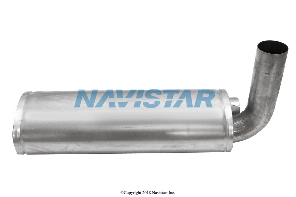 2505109C1, Navistar International, MUFFLER HORIZ MNT - part number 2505109C1