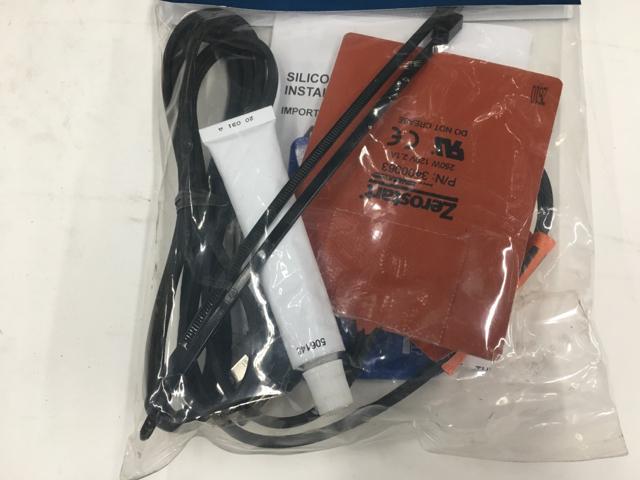 ZBL3400063, Temro Cold Weather Products, HEATER, PAD, SILICONE, 250W, 120V, 2.1A, 3.75 IN. X 4.25 IN. SZ, 6 FT CORD - part number ZBL3400063