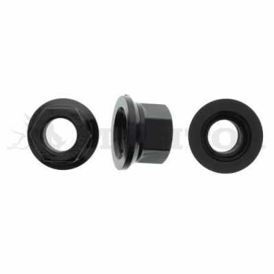 R006000A, Meritor - Drum, CAPNUT, WHEEL, BUDD UNI-MOUNT, M22 X 1.5 THREAD, TEFLON COATED FOR BUDD UNI-MOUNT-10. (10 STUD) HUB PILOTED WHEEL . 1-13/16 (46MM) FLANGE DIA 2 PIECE FLANGED NUT - part number R006000A