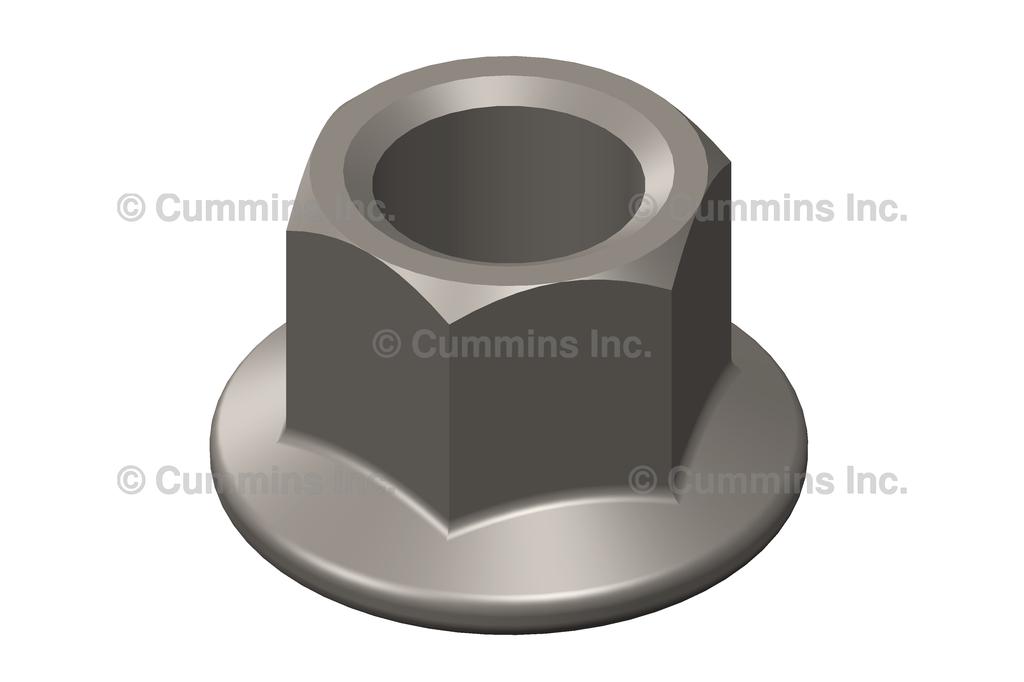 3902662, Cummins, Engine Components, NUT,HEXAGON FLANGE - part number 3902662