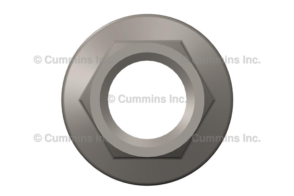 3902662, Cummins, Engine Components, NUT,HEXAGON FLANGE - 3902662
