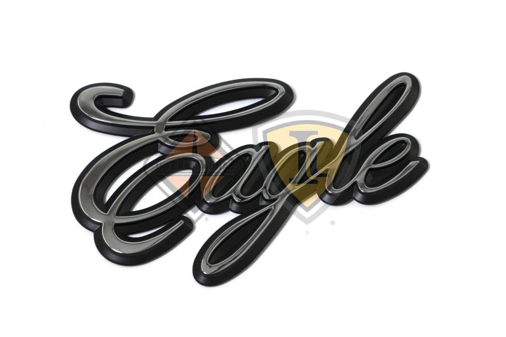 3525293C1, Navistar International, PRODUCT GRAPHICS EAGLE SCRIPT GRILLE ORNAMENT - part number 3525293C1
