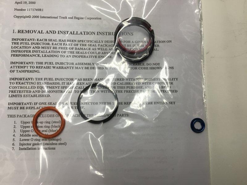 1830742C92, Navistar International, PACKAGE, INJECTOR SEALS - part number 1830742C92