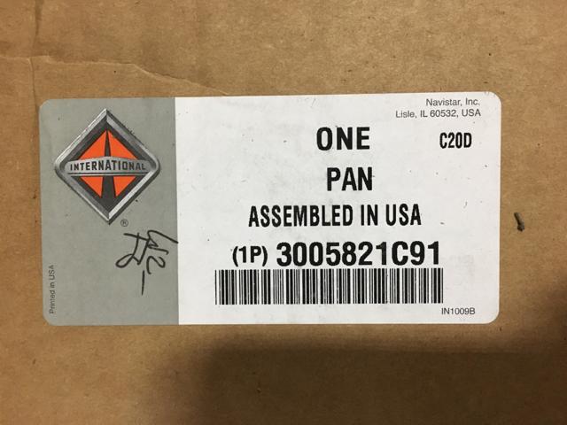 3005821C91, Navistar International, PAN, REAR SUMP OIL - part number 3005821C91
