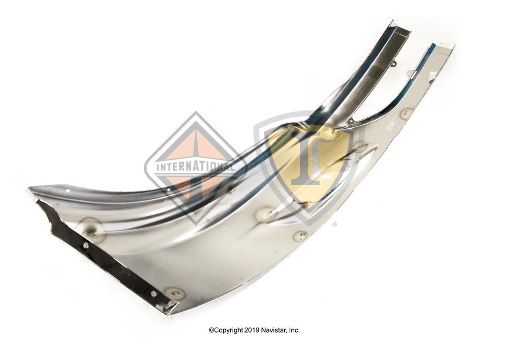 3805323C4, Navistar International, BUMPER, FRONT, LH, CHROME PANEL STD - part number 3805323C4