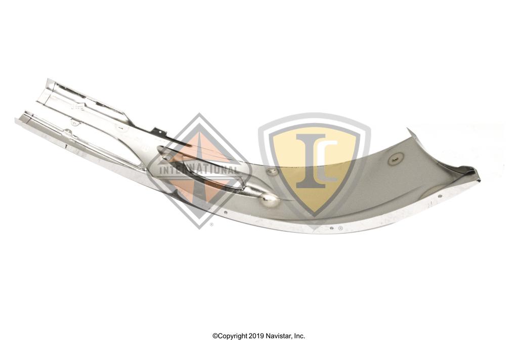 3805323C4, Navistar International, BUMPER, FRONT, LH, CHROME PANEL STD - part number 3805323C4
