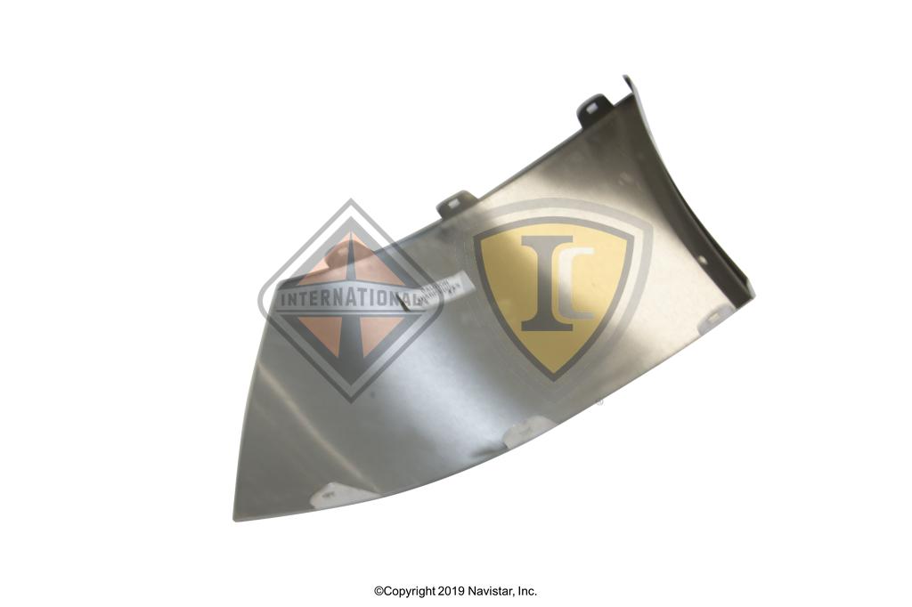 3720648C2, Navistar International, BUMPER END, BUMPER, FRONT, BRIGHT OVERLAY RH - part number 3720648C2