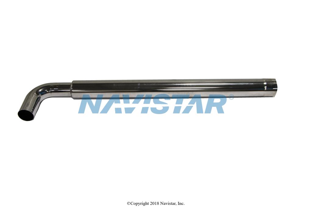 1518512C4, Navistar International, Uncategorized, PIPE, EXHAUST TAIL, LOWER 4.0 IN. OD TO 5 - part number 1518512C4