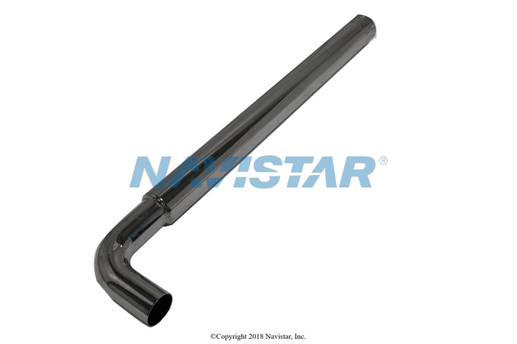 1518512C4, Navistar International, Uncategorized, PIPE, EXHAUST TAIL, LOWER 4.0 IN. OD TO 5 - part number 1518512C4