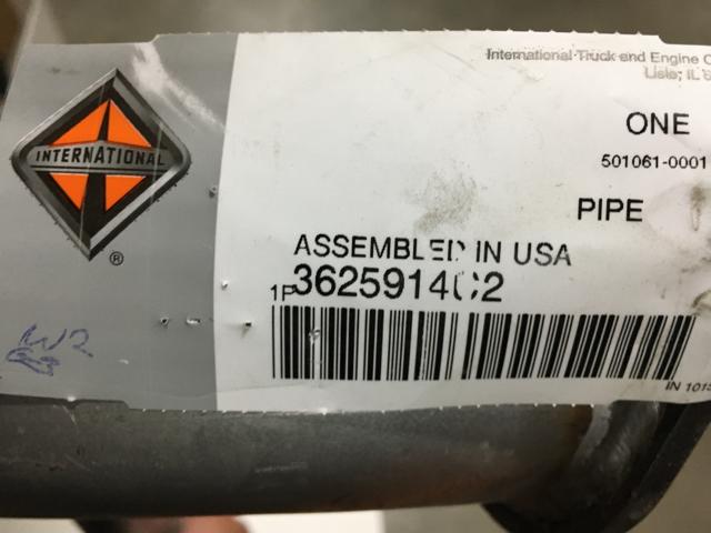 3625914C2, Navistar International, PIPE, RADIATOR UPPER - part number 3625914C2