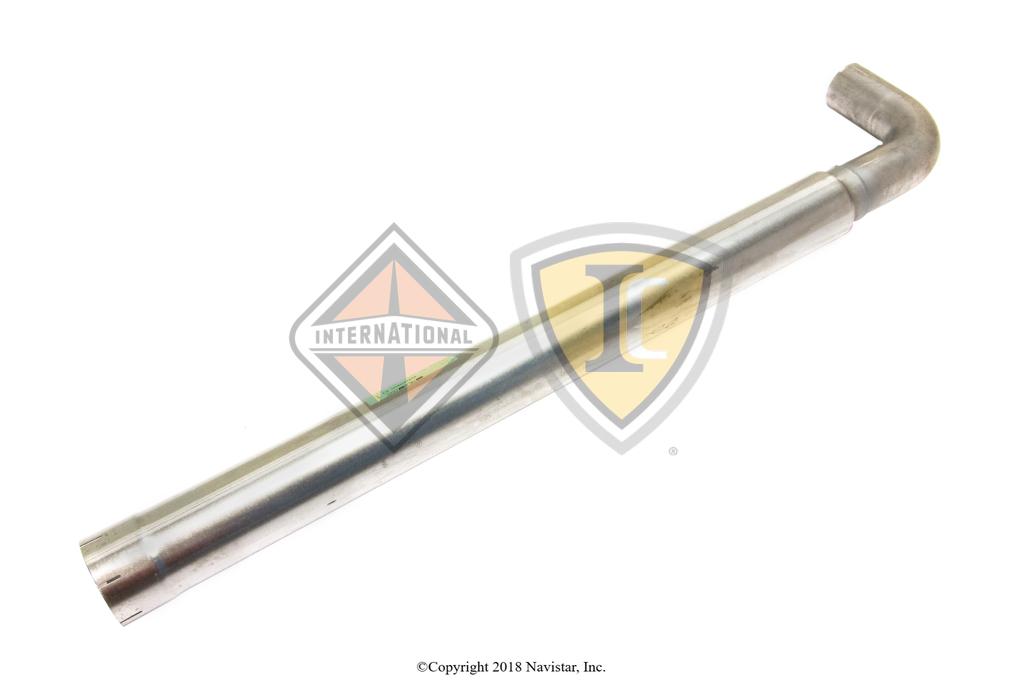 3571527C1, Navistar International, PIPE TAIL LWR STACK 4 TO 5" - 3571527C1