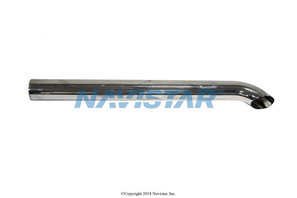 3613806C3, Navistar International, TAIL PIPE, EXHAUST, TURNBACK BRIGHT - 3613806C3