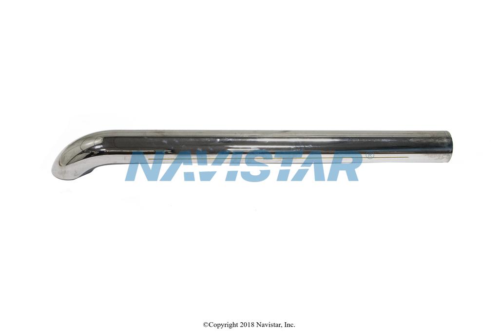 3613806C3, Navistar International, TAIL PIPE, EXHAUST, TURNBACK BRIGHT - part number 3613806C3