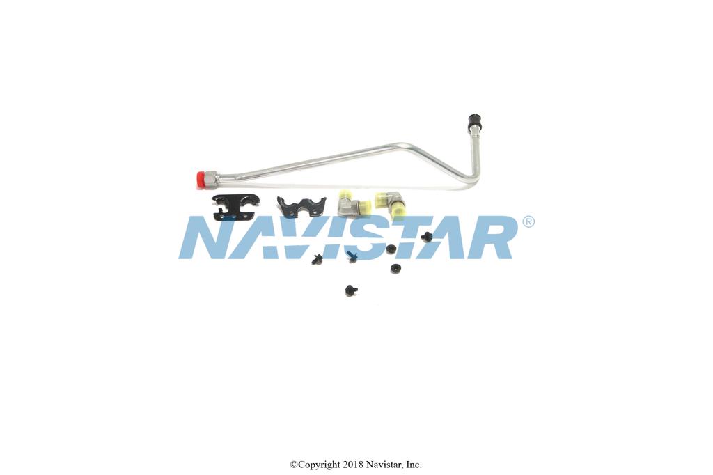 2593332C91, Navistar International, PIPE, OIL COOLER, TRANSMISSION, HARD LINE FEATURE - 2593332C91