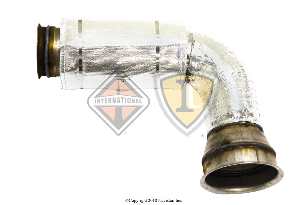 3609935C5, Navistar International, PIPE, EXHAUST, TURBO ASSY ISM UCAB - part number 3609935C5