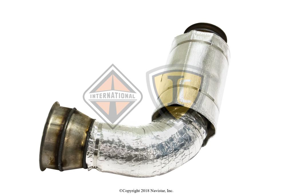 3609935C5, Navistar International, PIPE, EXHAUST, TURBO ASSY ISM UCAB - part number 3609935C5