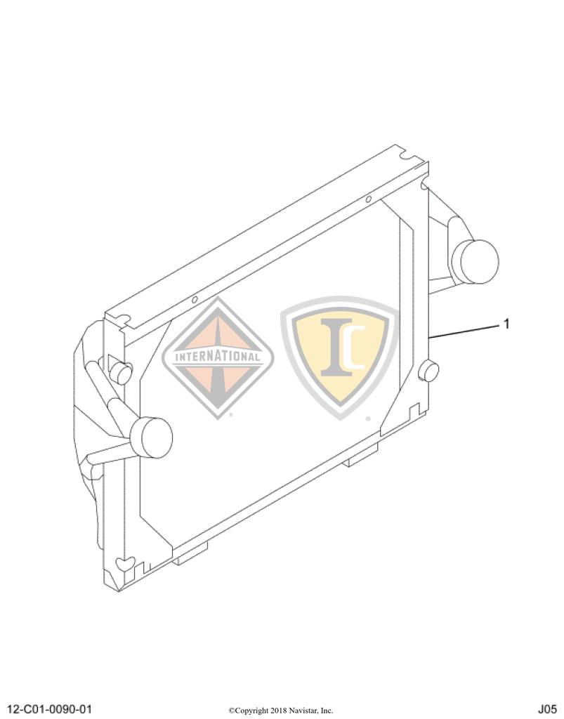 2506271C1, Navistar International, PLUG, DRAIN COCK, RADIATOR - part number 2506271C1