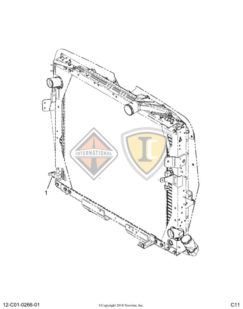 2596263C91, Navistar International, PLUG DRAIN COCK ASSY - part number 2596263C91
