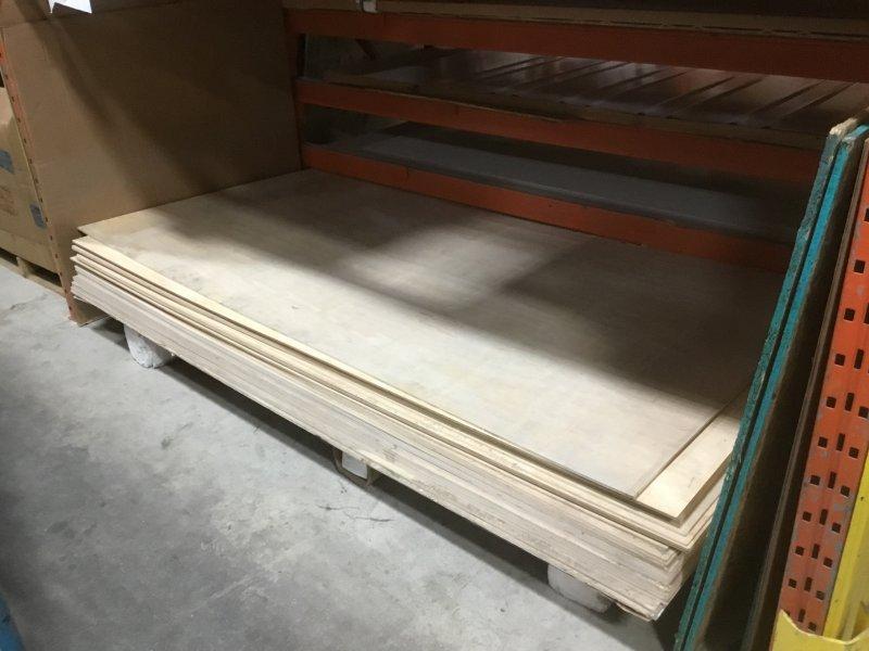 WDS4-1, Aurora Trailer Parts, PLYWOOD, 1/4X4X8 - WDS4-1