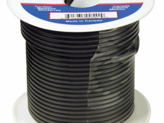 89-6002, Grote Industries Co., PRIMARY WIRE, 12 GAUGE, BLAC - 89-6002