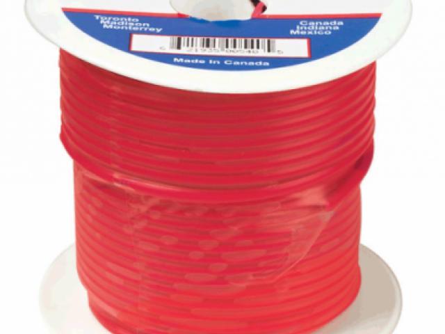 89-6000, Grote Industries Co., PRIMARY WIRE, 12 GAUGE, RED, - 89-6000