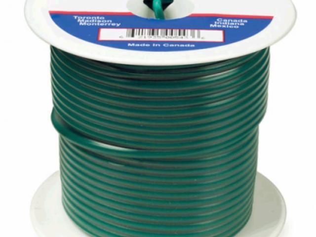 89-7006, Grote Industries Co., PRIMARY WIRE, 14 GAUGE, GREE - 89-7006