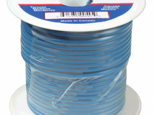 89-9010, Grote Industries Co., PRIMARY WIRE 18 GUAGE BLUE - 89-9010