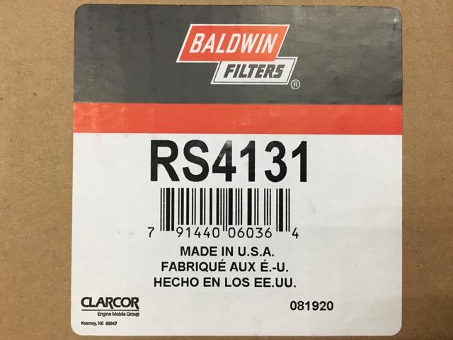 RS4131, Baldwin Filters, RADIAL SEAL AIR ELEMENT - part number RS4131
