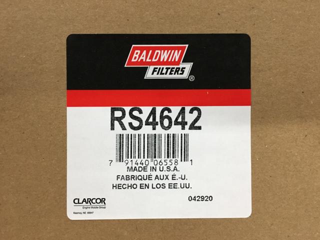 RS4642, Baldwin Filters, RADIAL SEAL OUTER AIR ELEMEN - part number RS4642